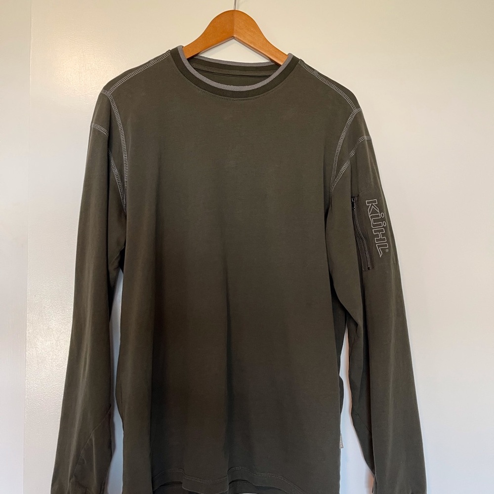 Kuhl Men's Olive Green Long Sleeve Tee